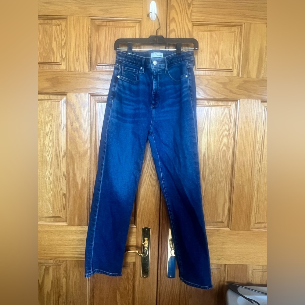 LOFT - Dark Blue Denim Curvy Slim Jeans